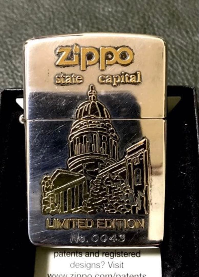 zippo limited edition with serial number, silver wrapped, made in 1993, in good