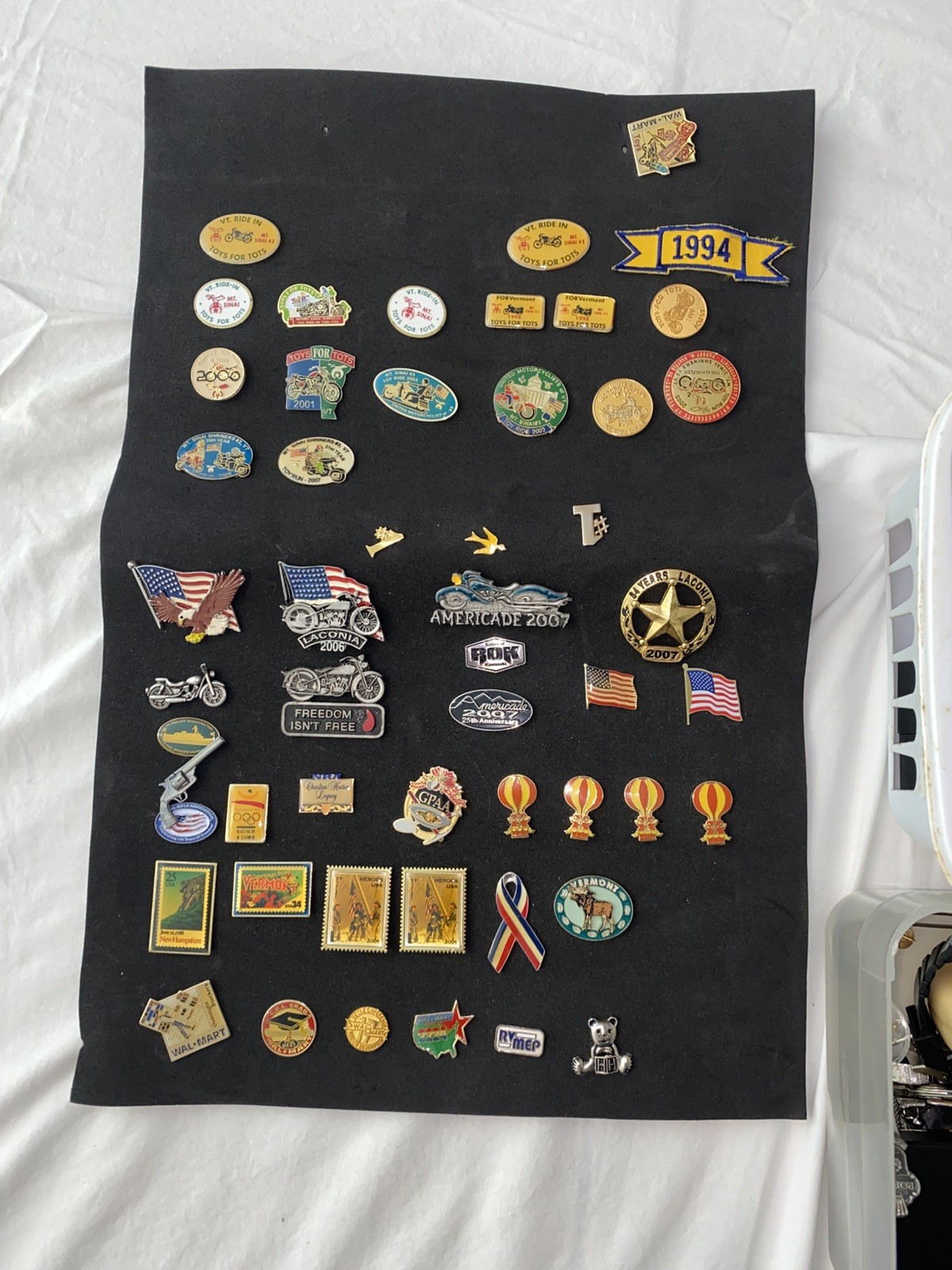Beautiful Vintage Junk Drawer mixed Lot Watches Medals Pins Jewelry etc!