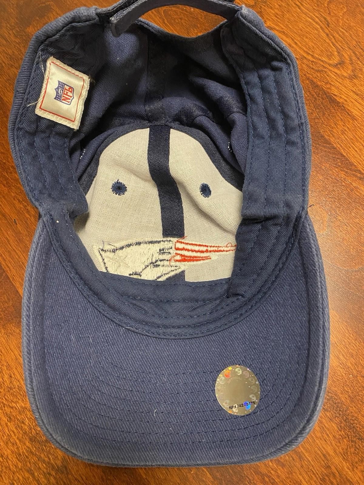 New England Patriots Adjustable Hat NFL Team Apparel Relaxed Fit