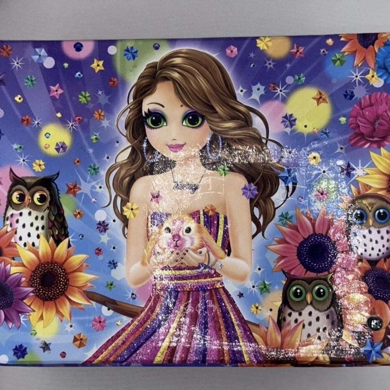 Lisa Frank Tatey Bug Owl Collectors Jewelry Stationary Art Box Needs Batteries