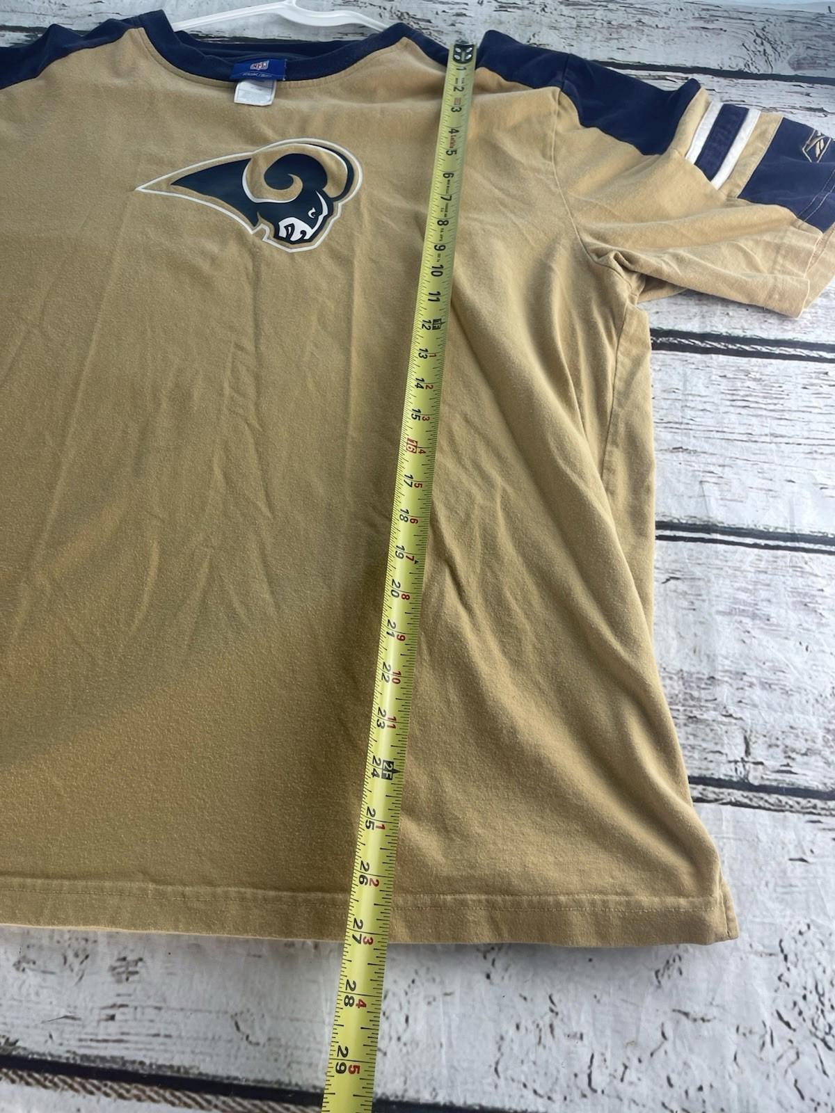 Vintage Reebok 90’s NFL Los Angeles Rams Big Logo T-Shirt XL