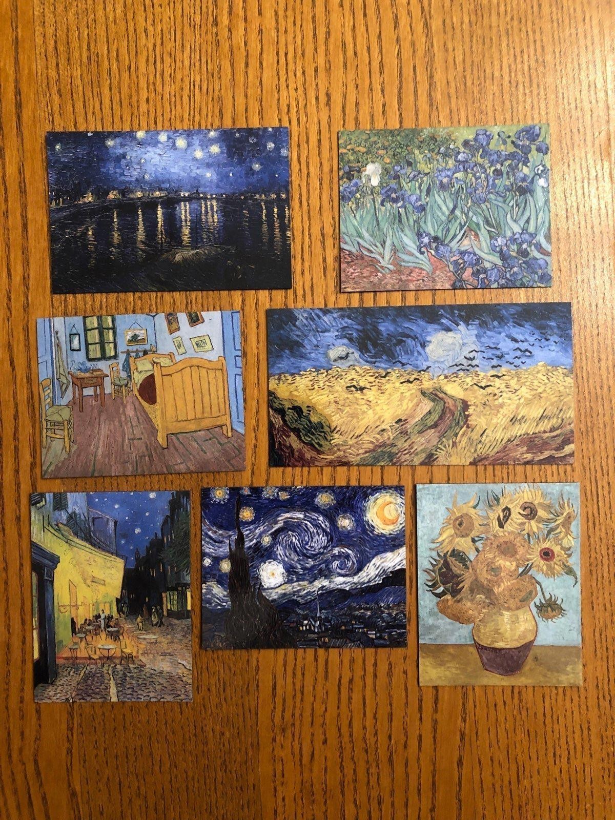 Van Gogh fridge magnets Vincent Van Gogh modern art classic paintings Dutch