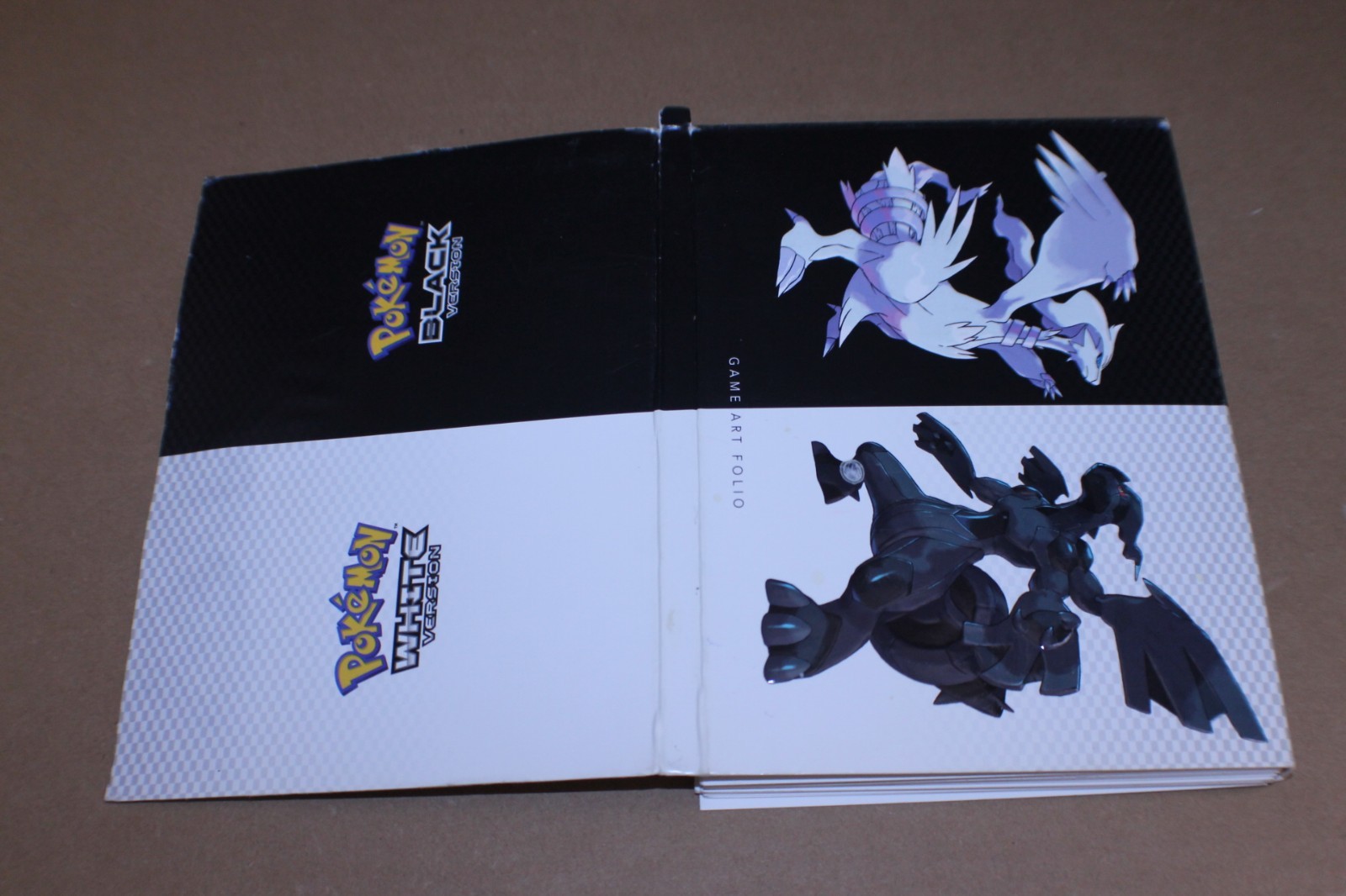 USED / AS-IS / Junk Drawer Mixed Toys Lot Pokemon Black & White Game Art Folio