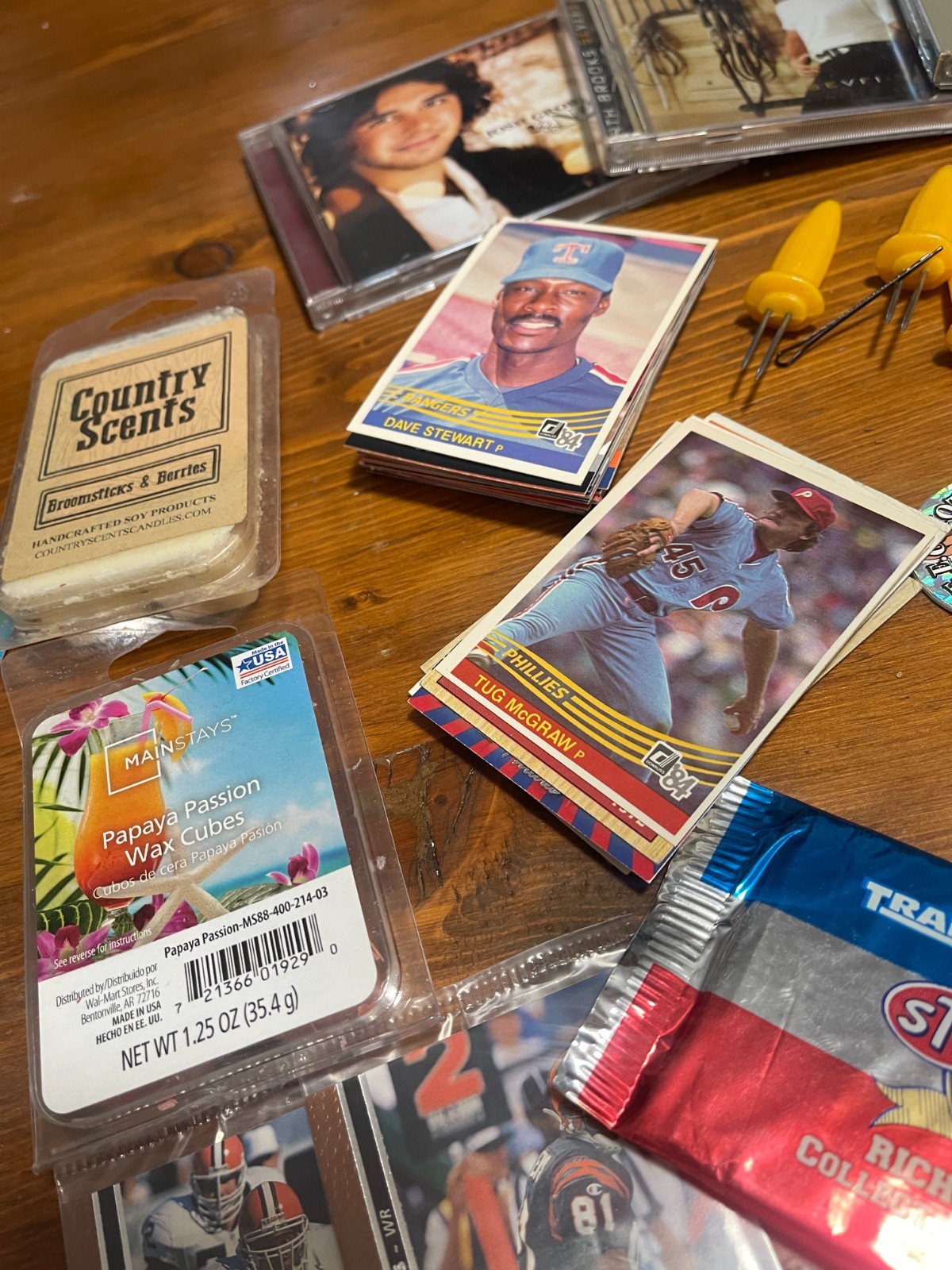 Vintage Junk Drawer Lot – PACKS, BASEBALL , BASKETBALL Cards, GPK, CDS, Pokémon