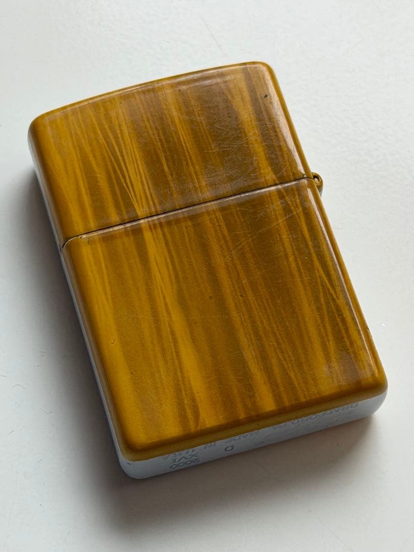 Vintage Zippo Mahjong Red Upiin Lucky Charm Lighter Used