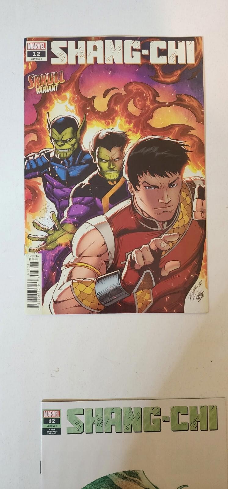 Shang-Chi #12 Variant Covers A B C D 2022 Marvel Comics NM lot of 4