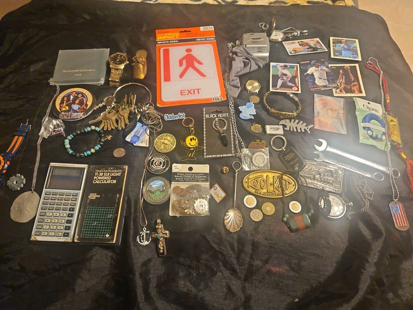 JUNK DRAWER LOT: COINS, Silver , Jewelry, ETC
