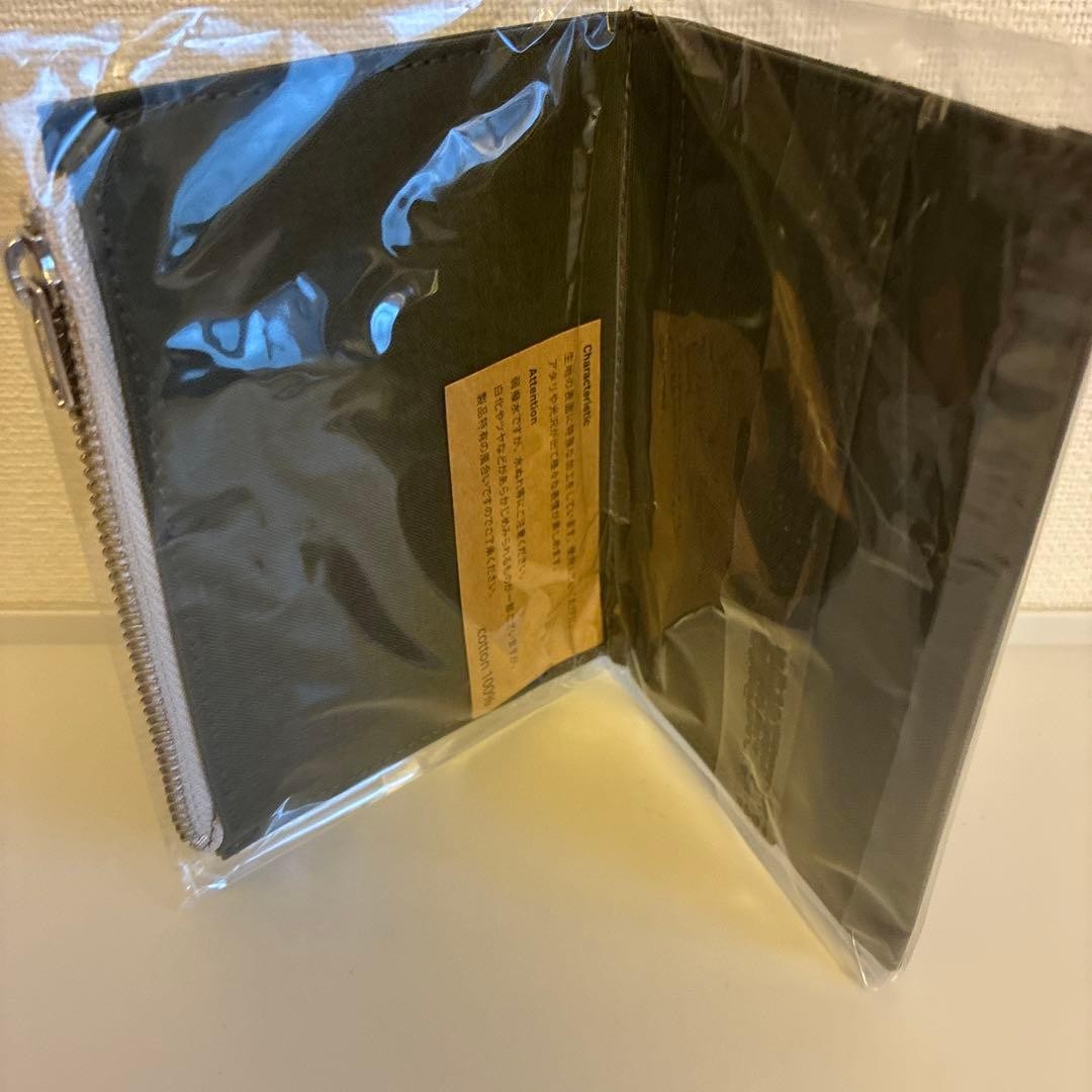 Travelers Factory Passport Size Papercloth Zipper Olive