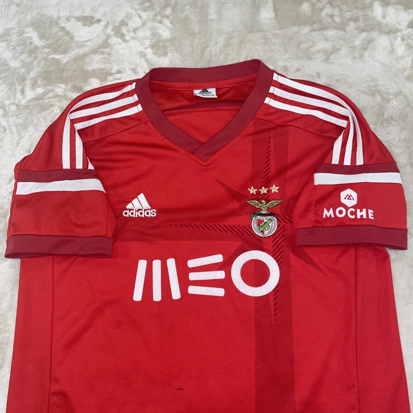 2014/2015 Adidas SL Benfica Home Soccer Futbol Jersey Size LARGE *Read Descripti