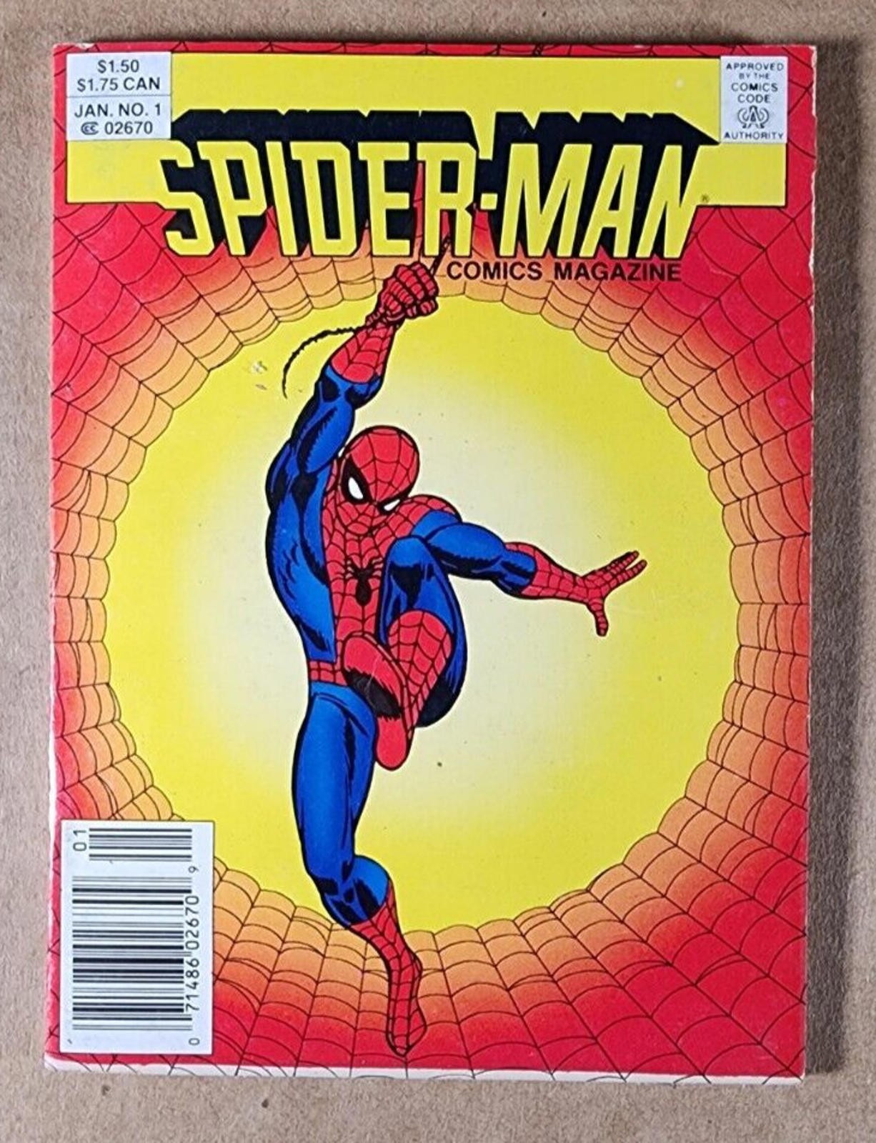 Spider-Man Comics Magazine #1 (Marvel 1987) Digest size reprints ASM #51-53