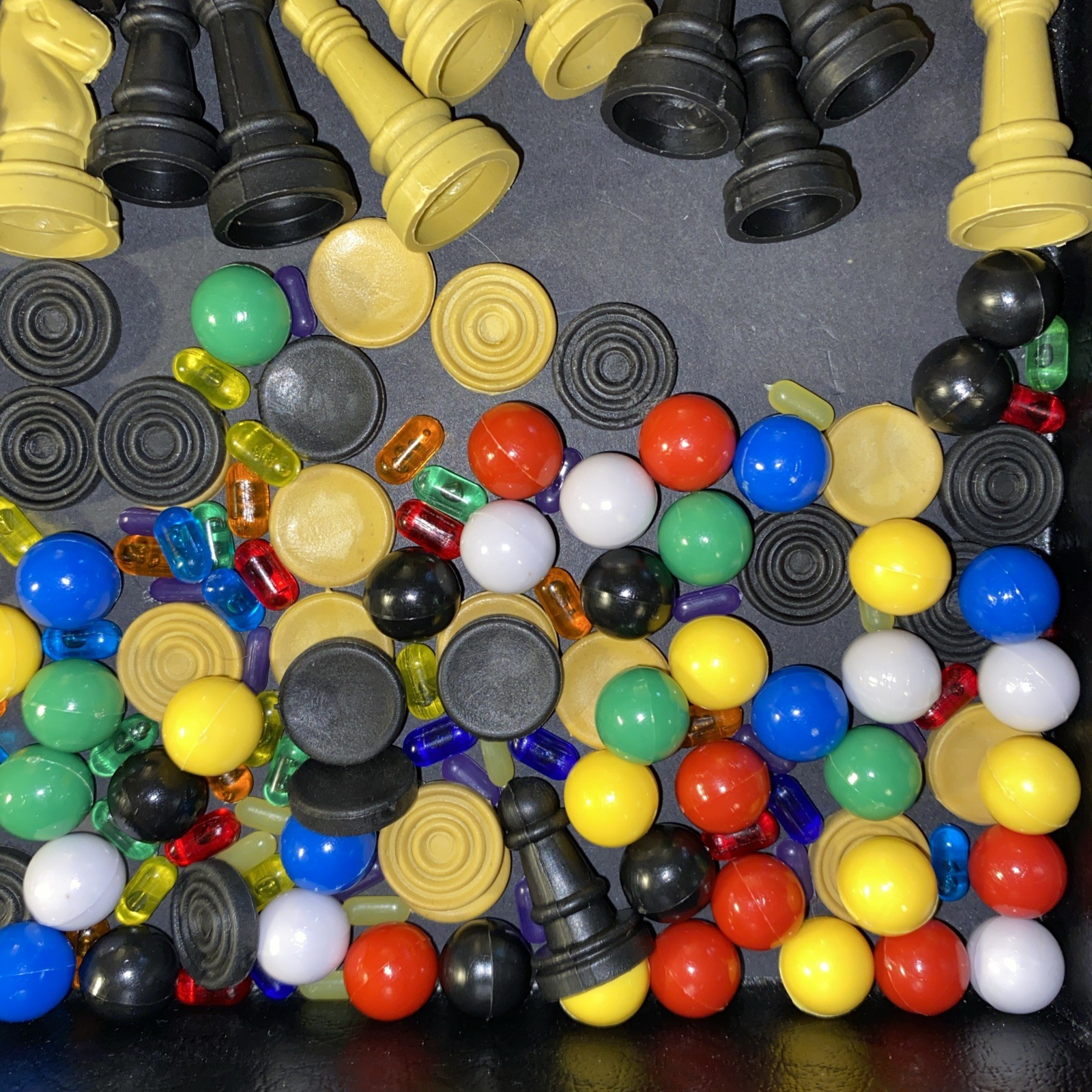 Junk Drawer Plastic Game Piece Lot