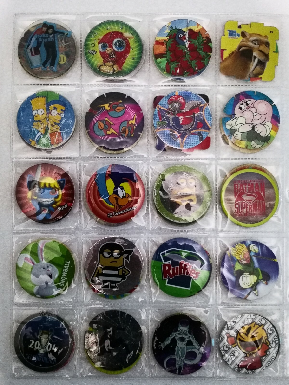 40 tazos pogs Mexico todas las generaciones 1994 hasta 2020 seiya + protector
