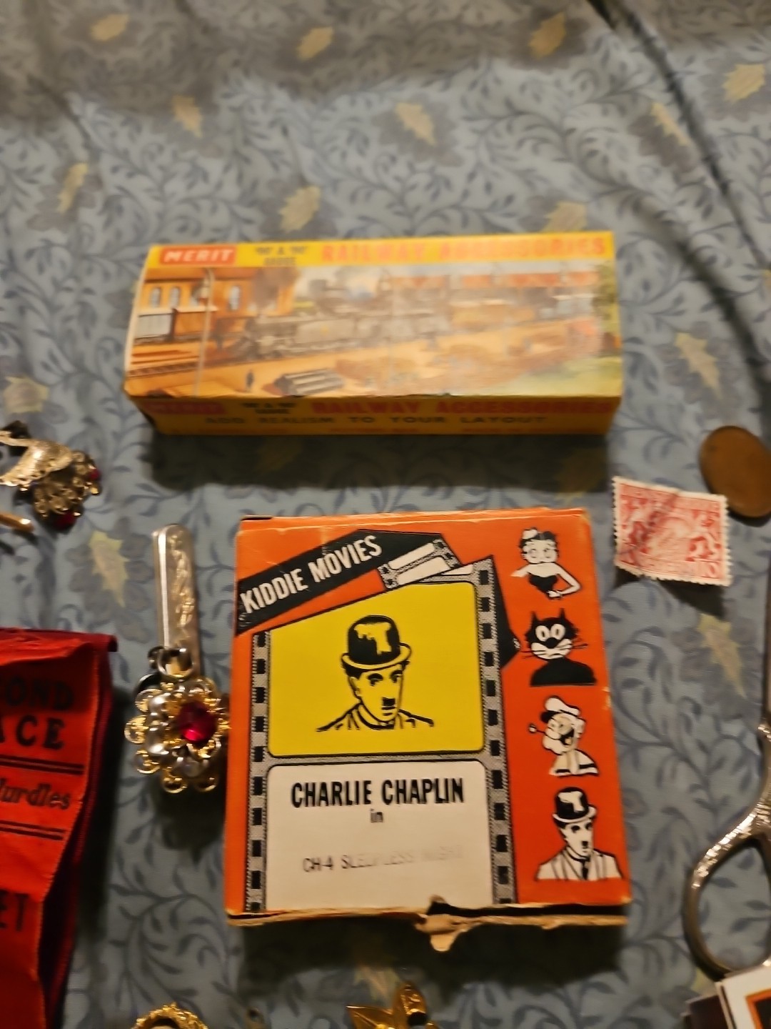 Junk Drawer Lot, Jewelry, Coins Medals, Vintage & Modern, Sports Cards, #2