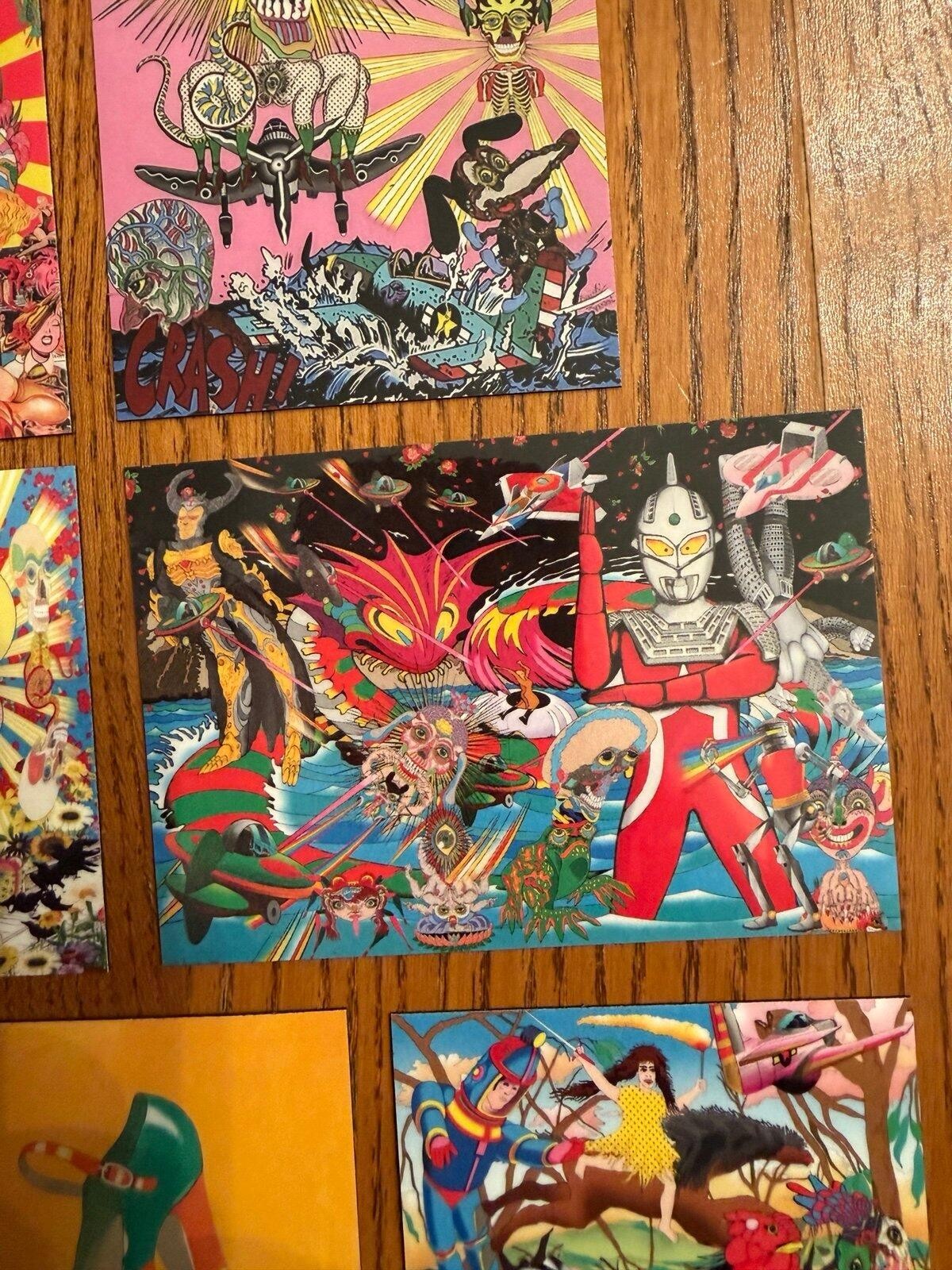 Keiichi Tanaami FRIDGE MAGNETS Japan psychedelic art decor Japanese surreal
