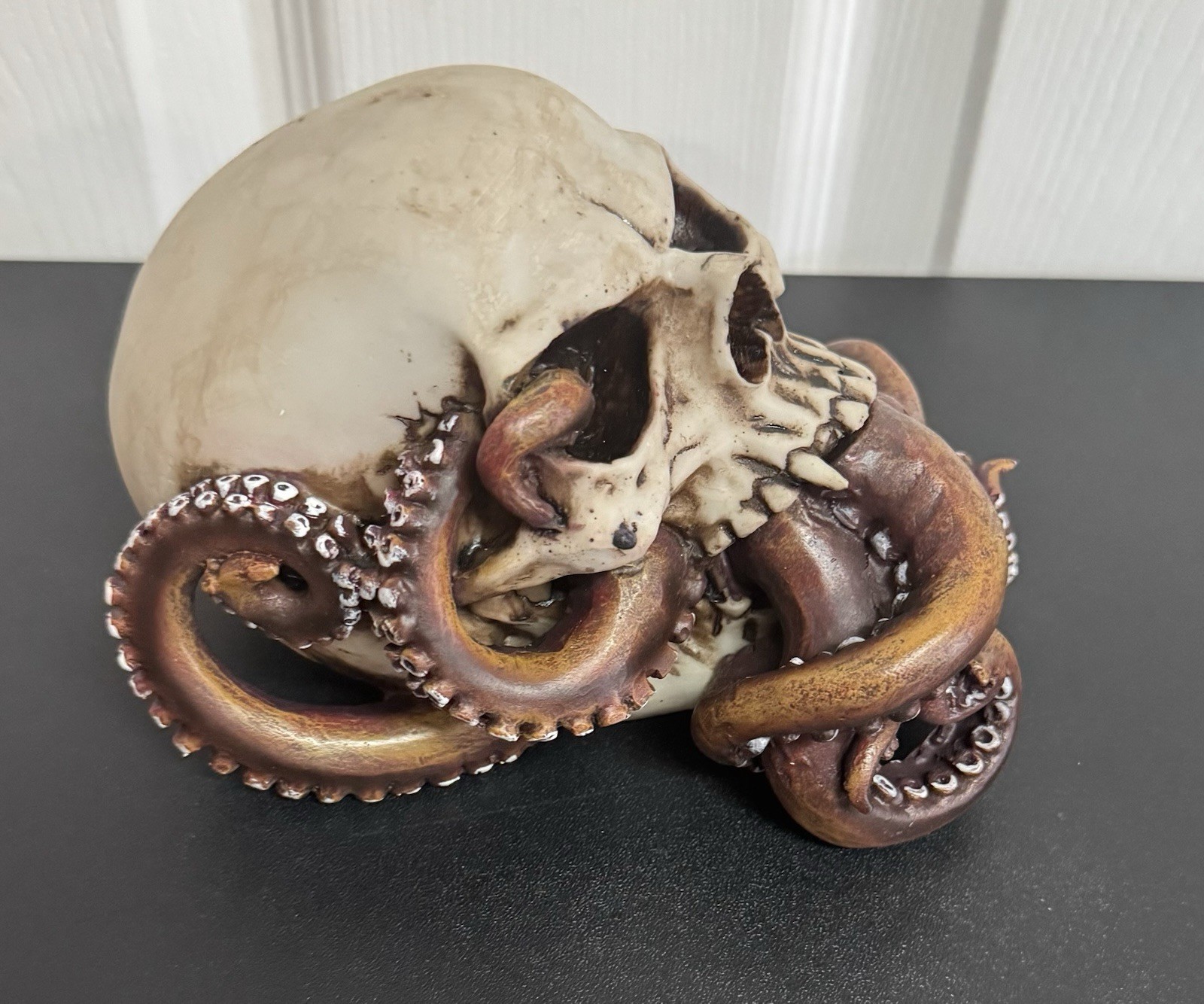 Pacific Giftware Kraken Octopus Skull Figurine, Nautical Pirate Decor, 6.5″