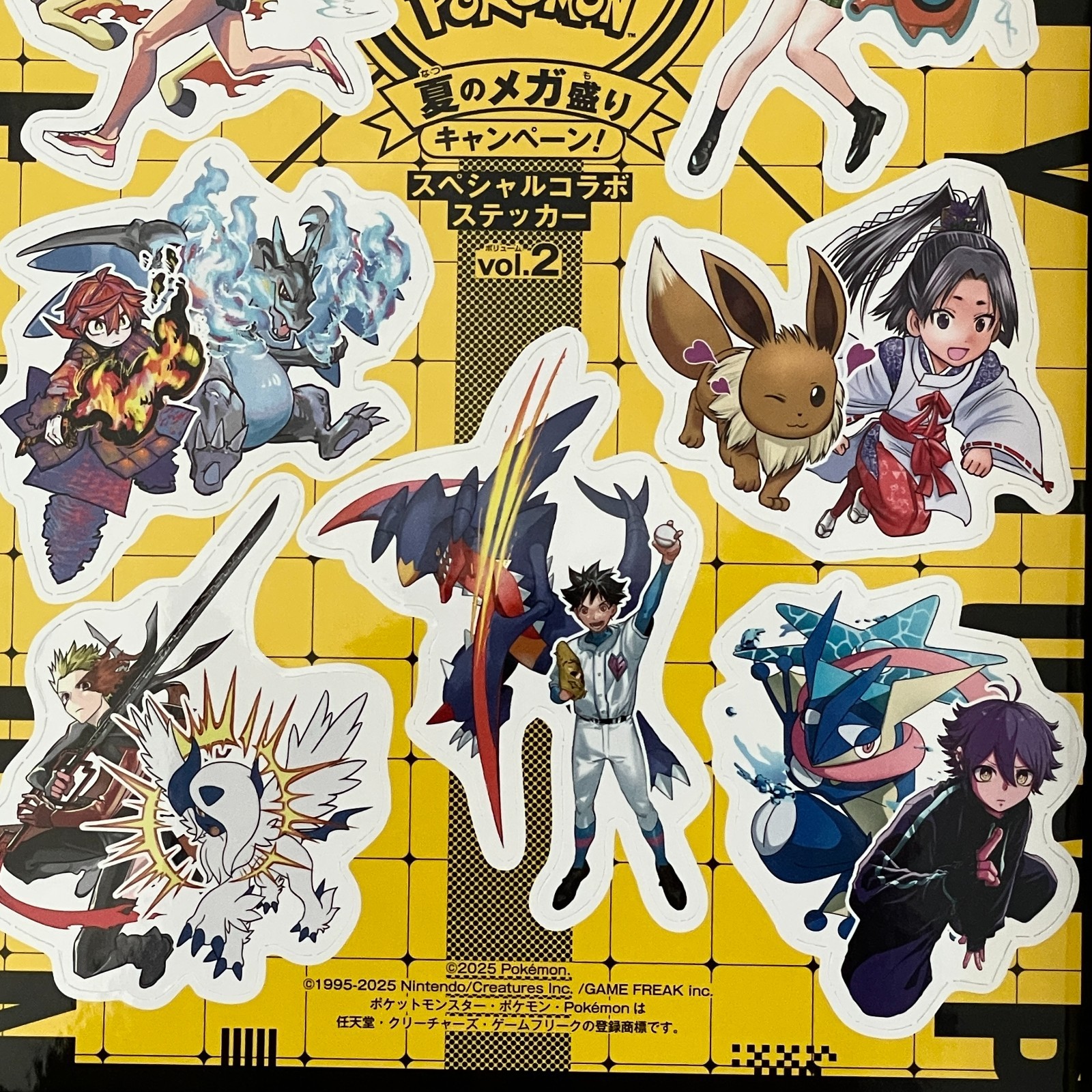 Weekly Shonen JUMP #36-37 & #38 2025 w/ Pokémon Stickers Manga 2set New Japan