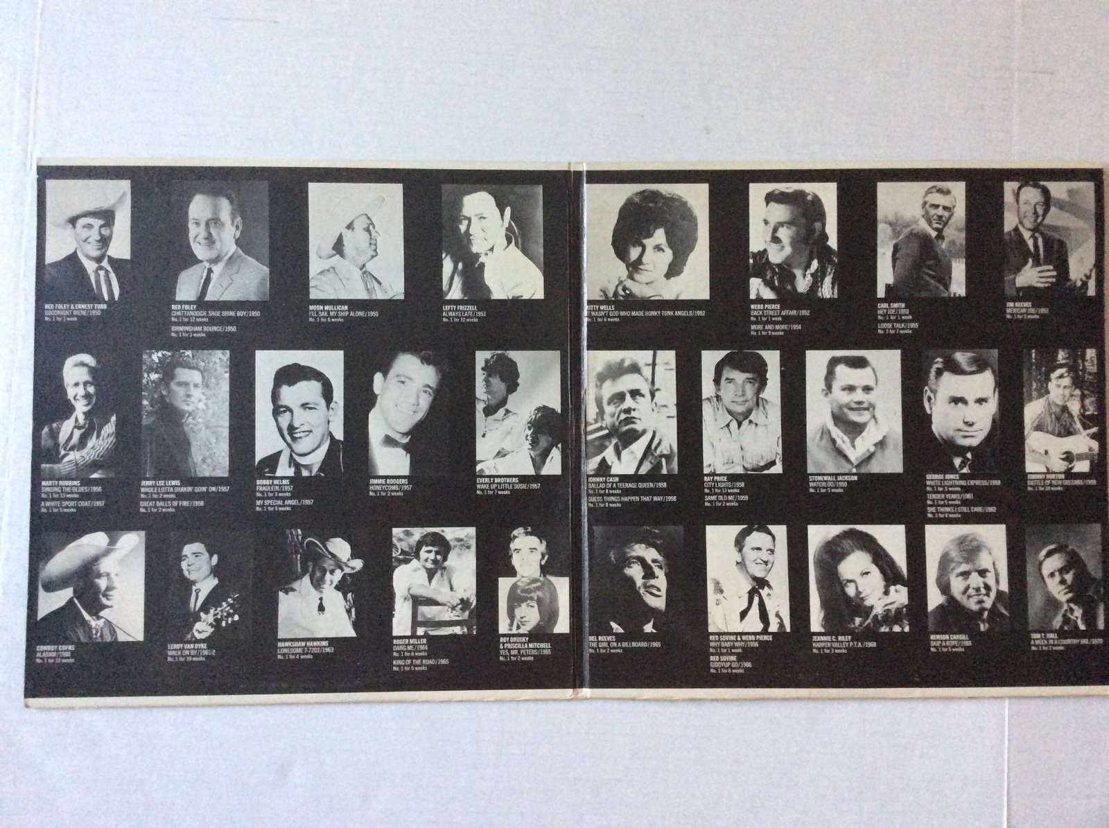 Vintage 40 #1 Original Country Goldies 3 LPs Set Johnny Cash Jerry Lee Lewis NM