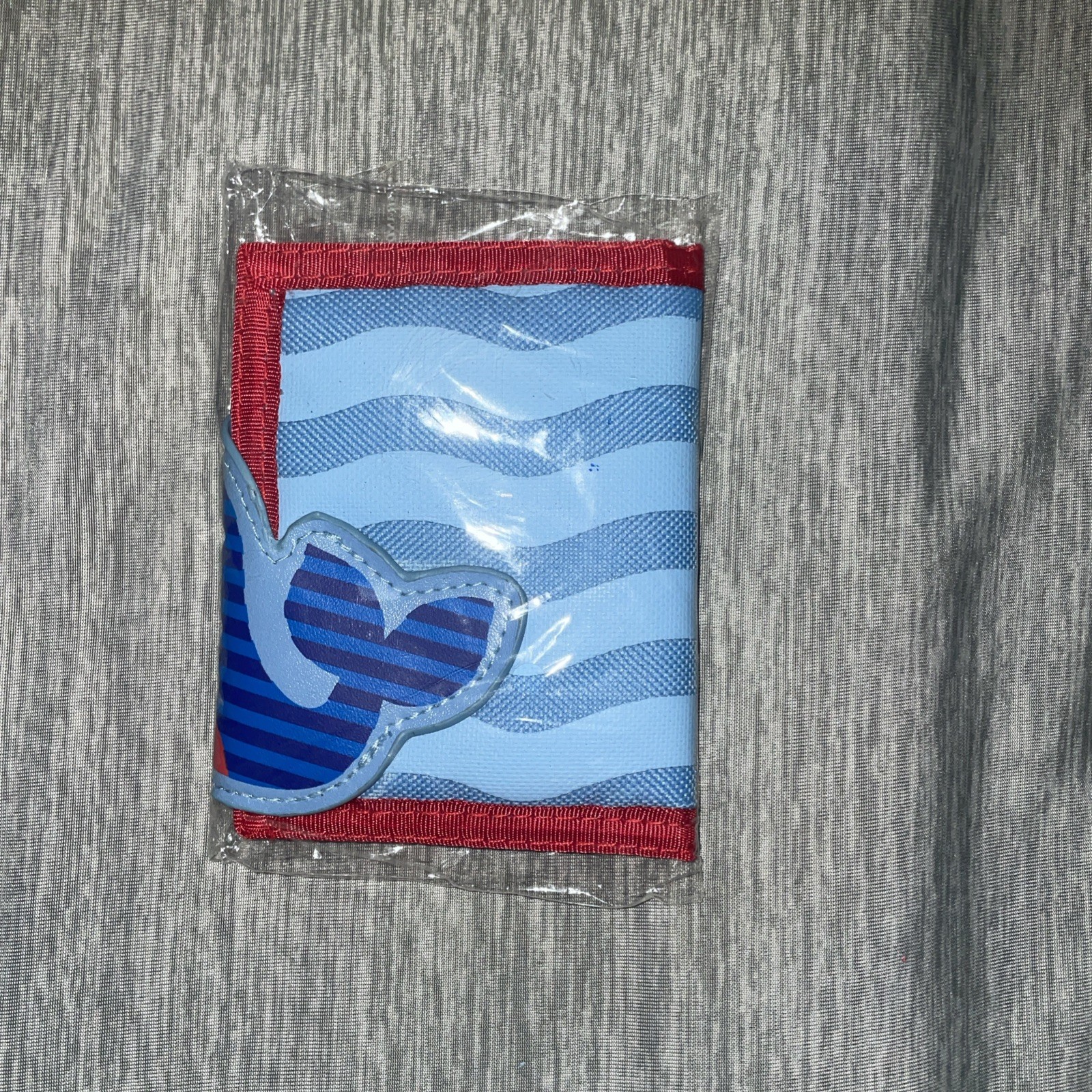 Stephen Joseph Kids Unisex Wallet Toddler Wallet Boys Girls Whale Blue and Red