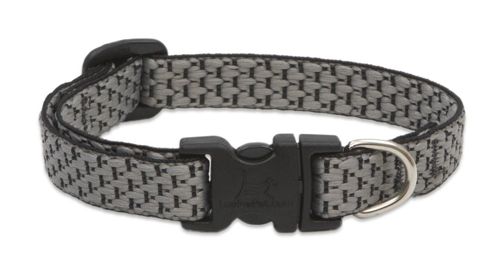 LupinePet Eco 1/2″ Granite 10-16″ Adjustable Collar for Small Dogs