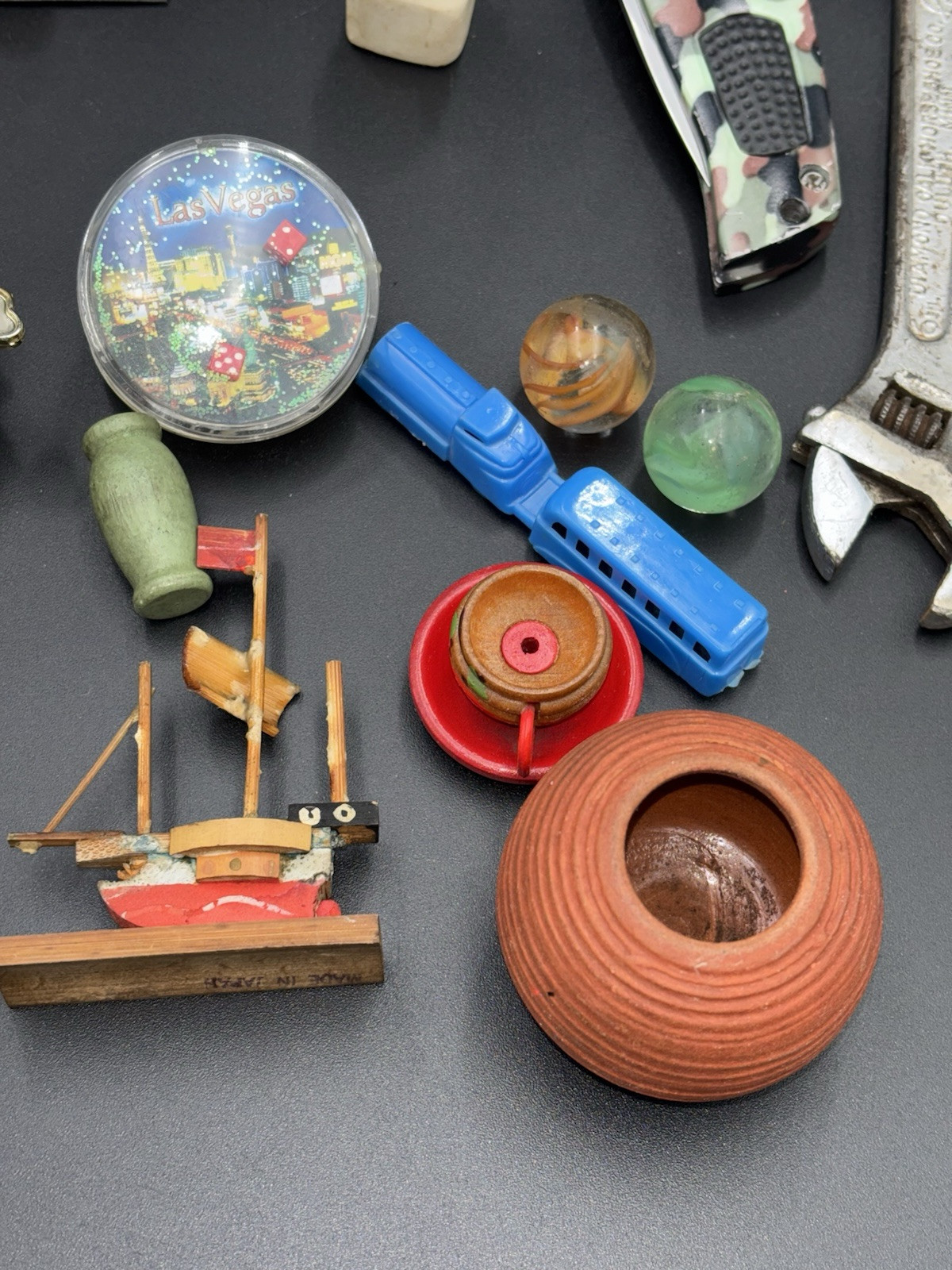 VTG Grandpa’s Junk Drawer Lot Of Tools, Vegas, Souvenirs, And More