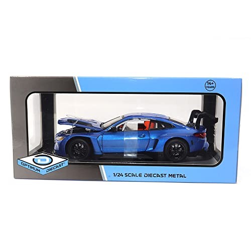 Motor City Classics 1:24 BMW M4 GT3 – Blue – Optimum Classic Car Model