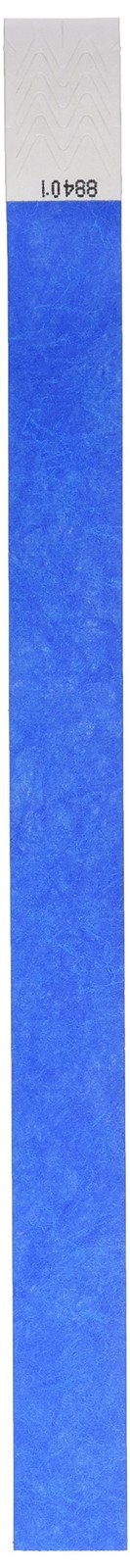 Beistle Tyvek Wristbands 100pc Blue Event VIP Party Bands 0.75in x 10in