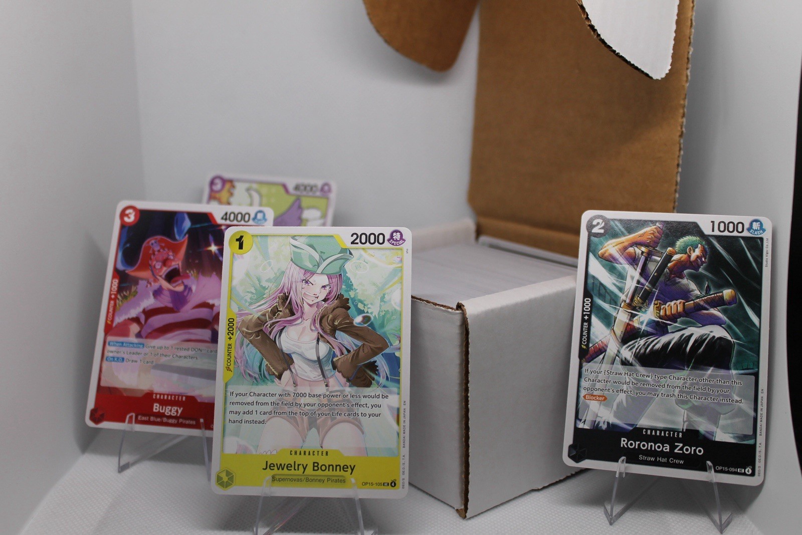 One Piece OP15 – Bulk 200ct. Lot TCG Near Mint ENGLISH