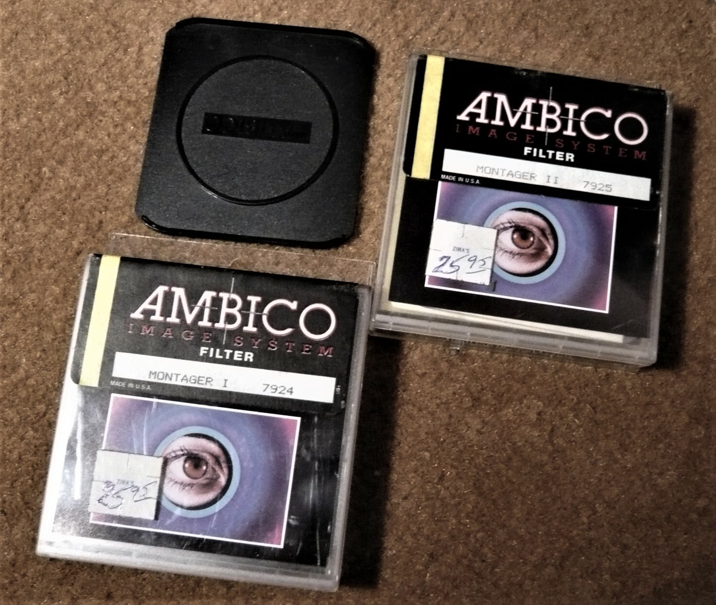 LOT of Ambico Square Montager 1 – 2. Filter set. genuine. NEW !