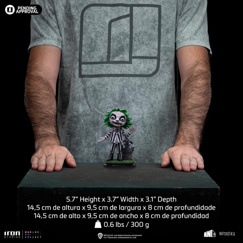 Iron Studios Minico Statue Beetlejuice Multicolor PVC 5.7 inches