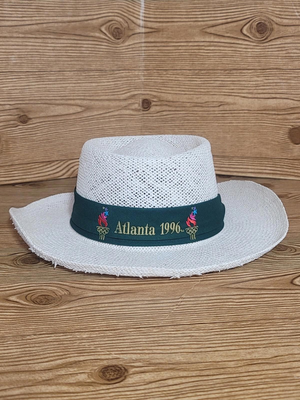 Vintage 1996 Olympic Fame Colllection by Starter Straw Hat Atlanta