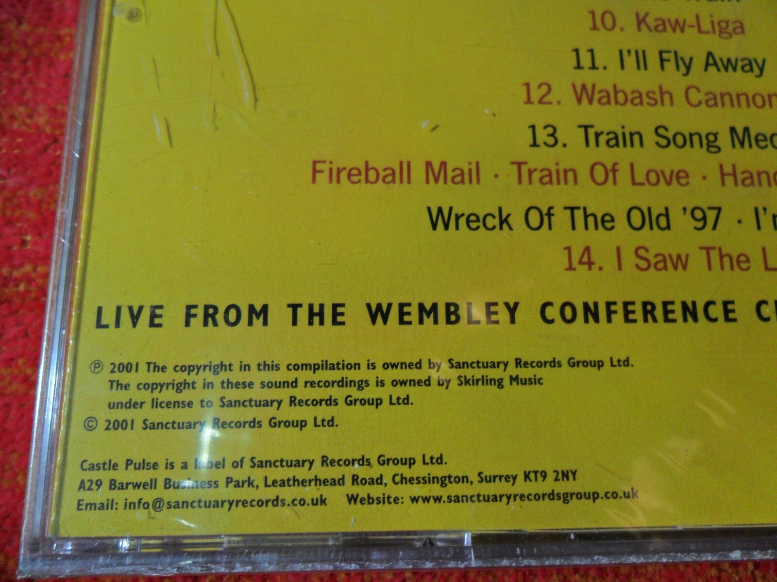 2001 BOXCAR WILLIE LIVE 1982 FAMOUS COUNTRY MUSIC CD – RARE NEW & SEALED ENGLAND