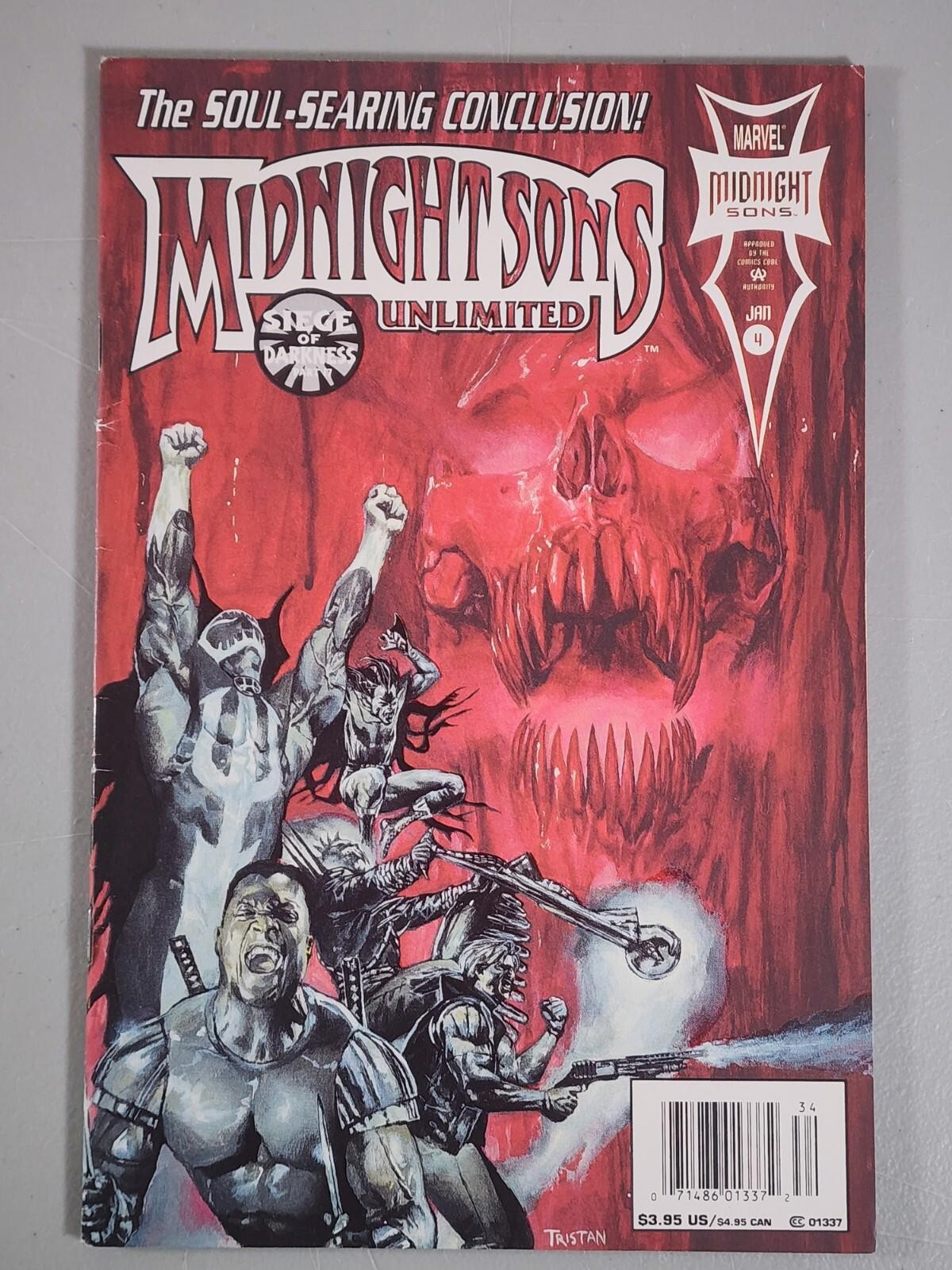 Midnight Sons Unlimited #1 2 3 4 Direct Newsstand Mix Marvel 1993