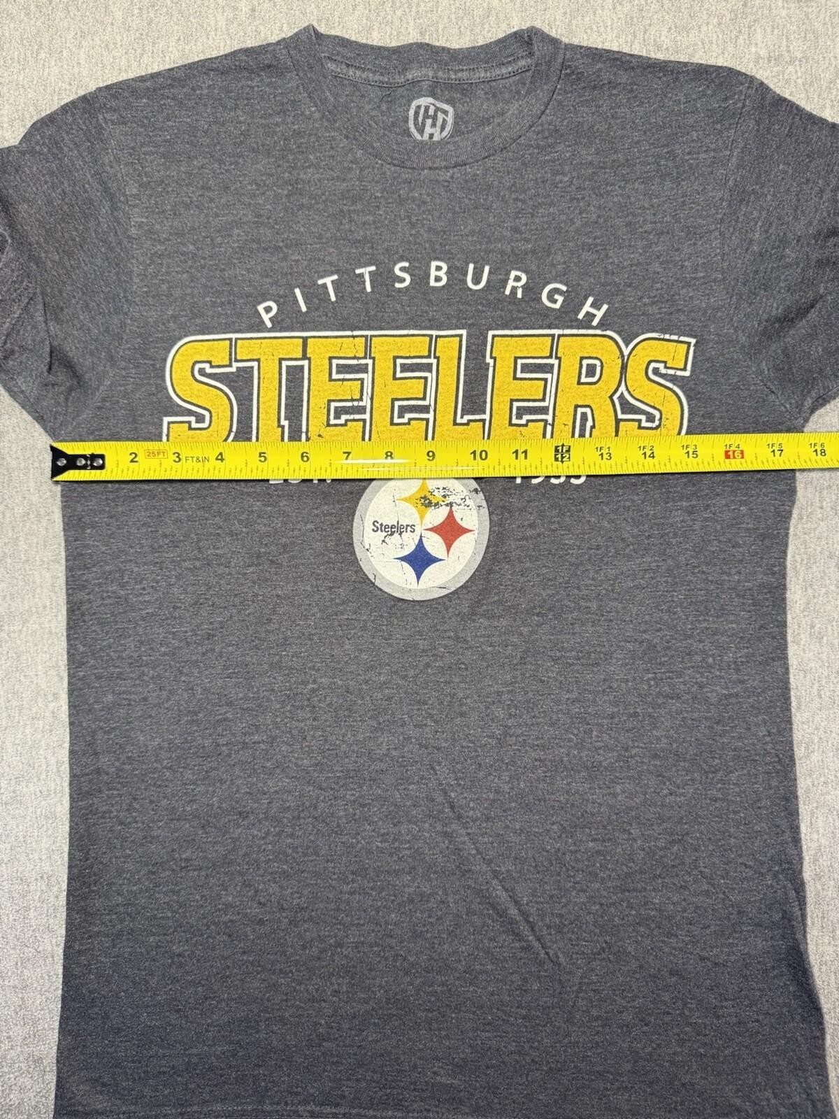 Steelers Unisex T-Shirt (Handshigh)-Small/Black/NFL