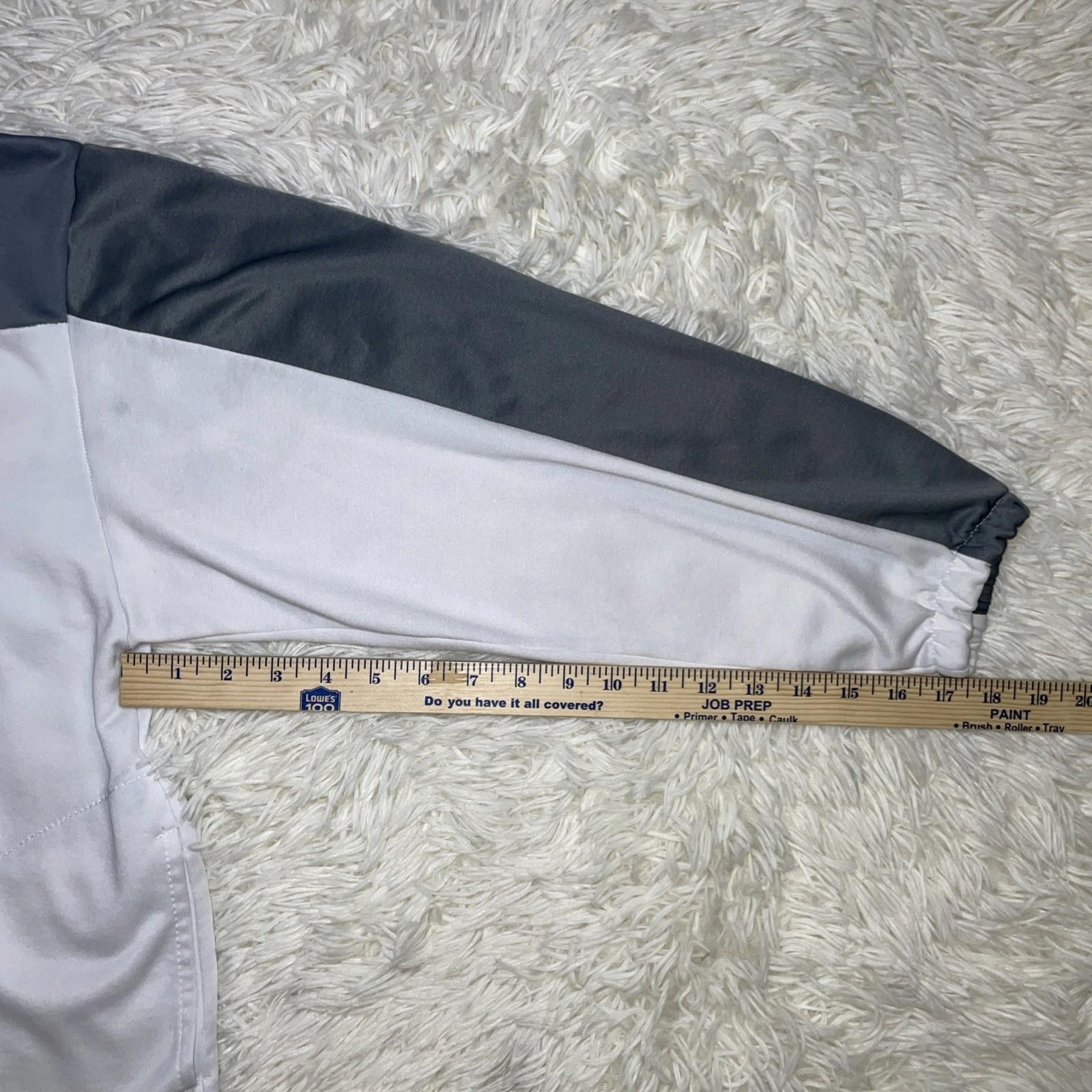 VTG United States Olympic Committee Full Zip Jacket M Unisex White Gray USA MADE