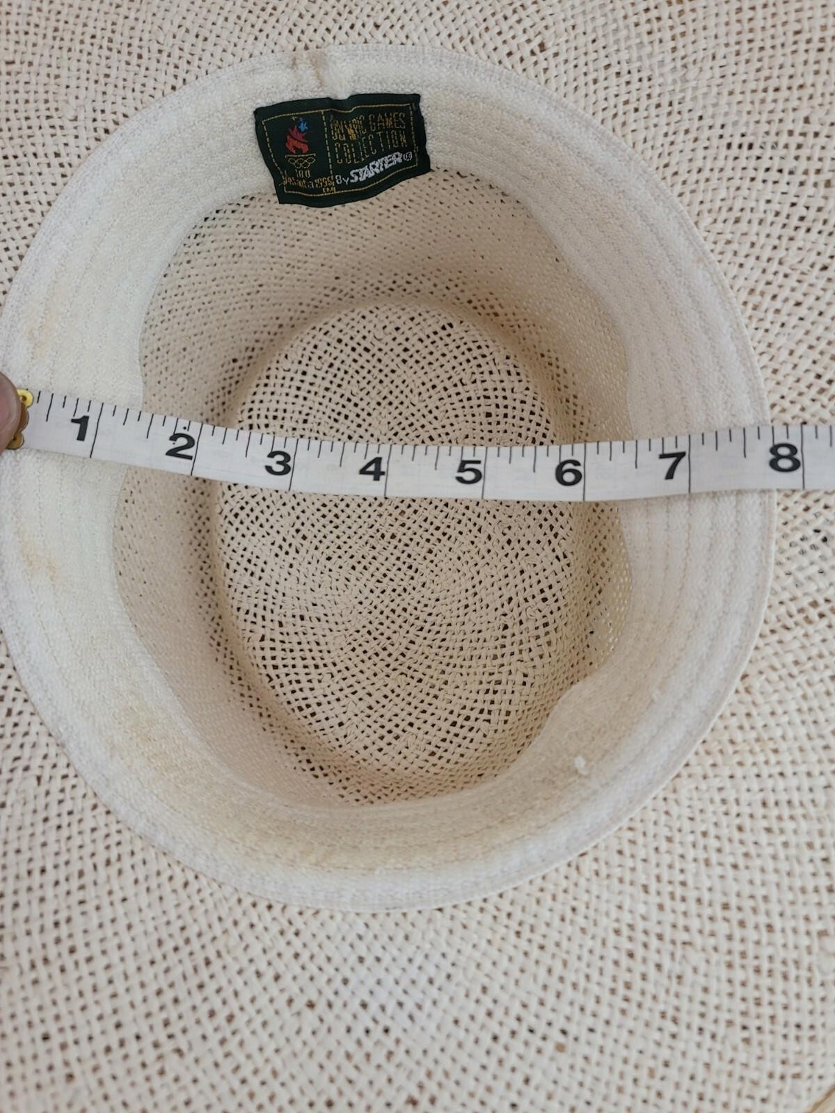 Vintage 1996 Olympic Fame Colllection by Starter Straw Hat Atlanta