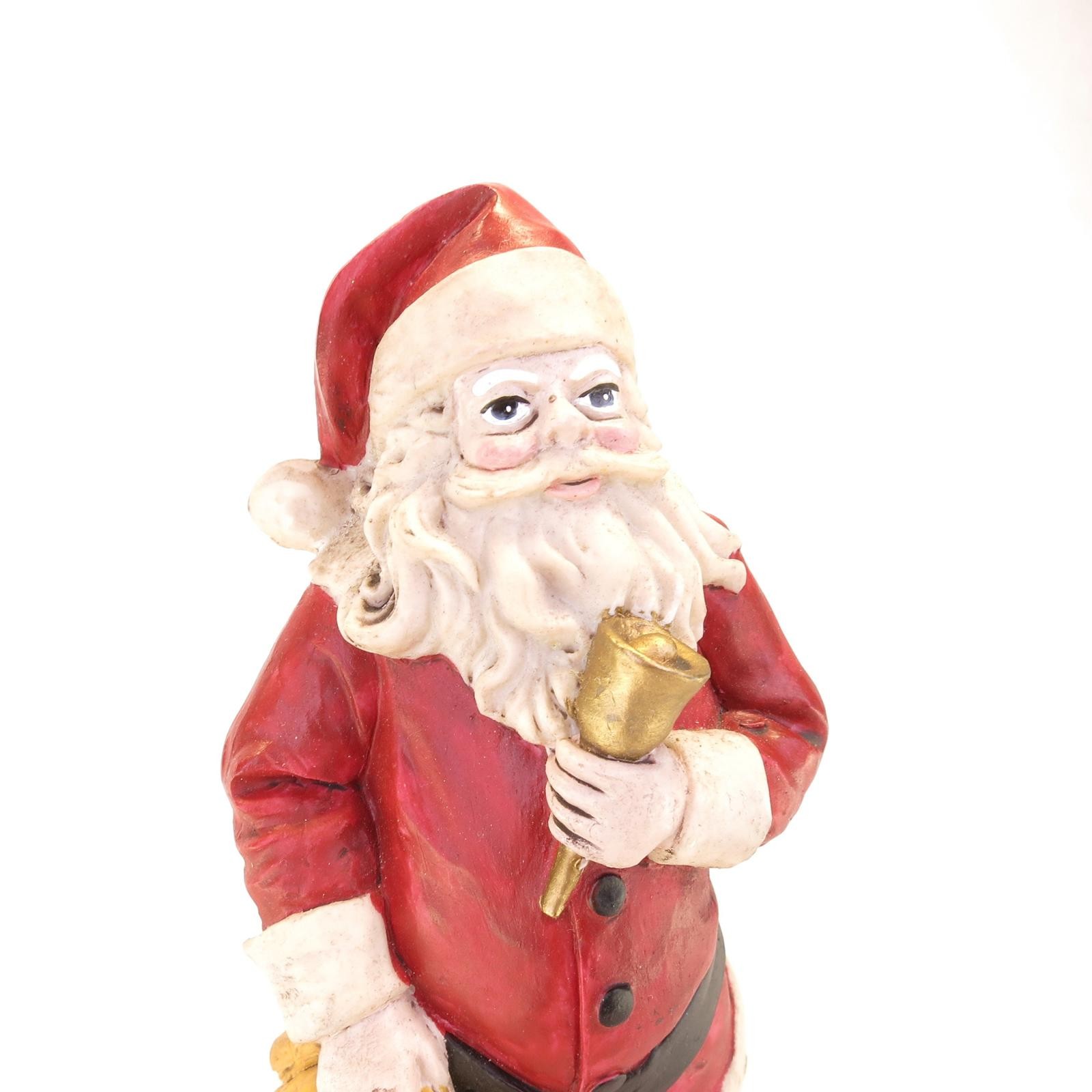 Vintage Santa Claus Figure Old England 9.5″ Statue Christmas Decor