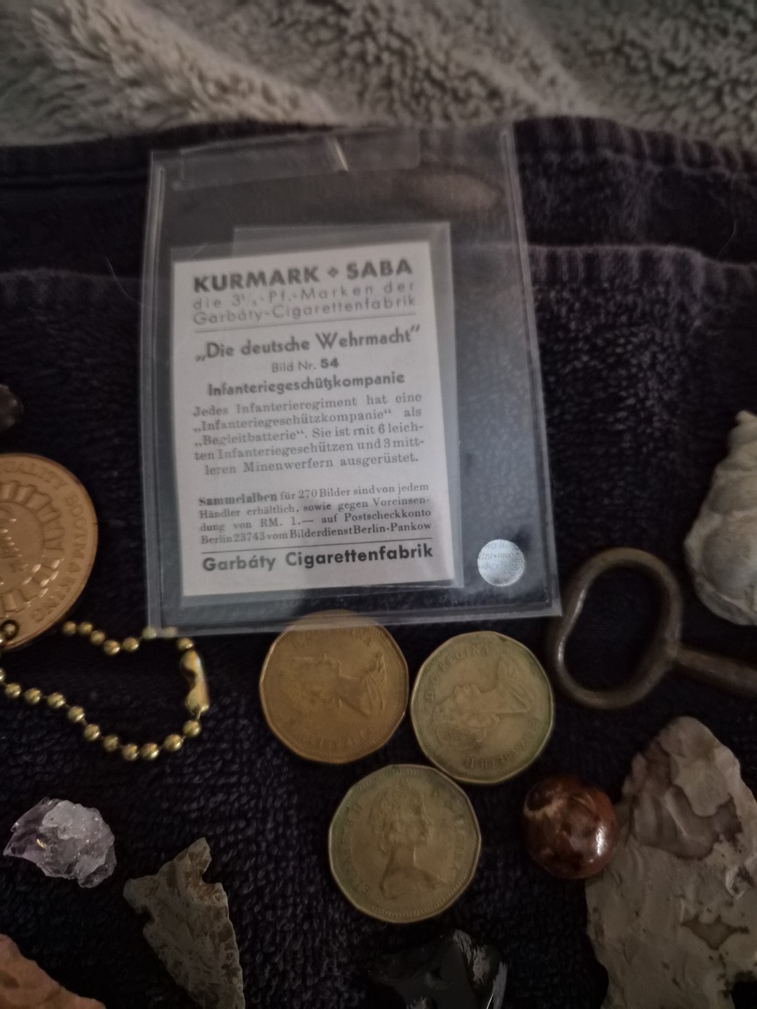 Vintage Junk Drawer – Coins, Arrowheads, Fossils, Knives Compass, & Collectibles
