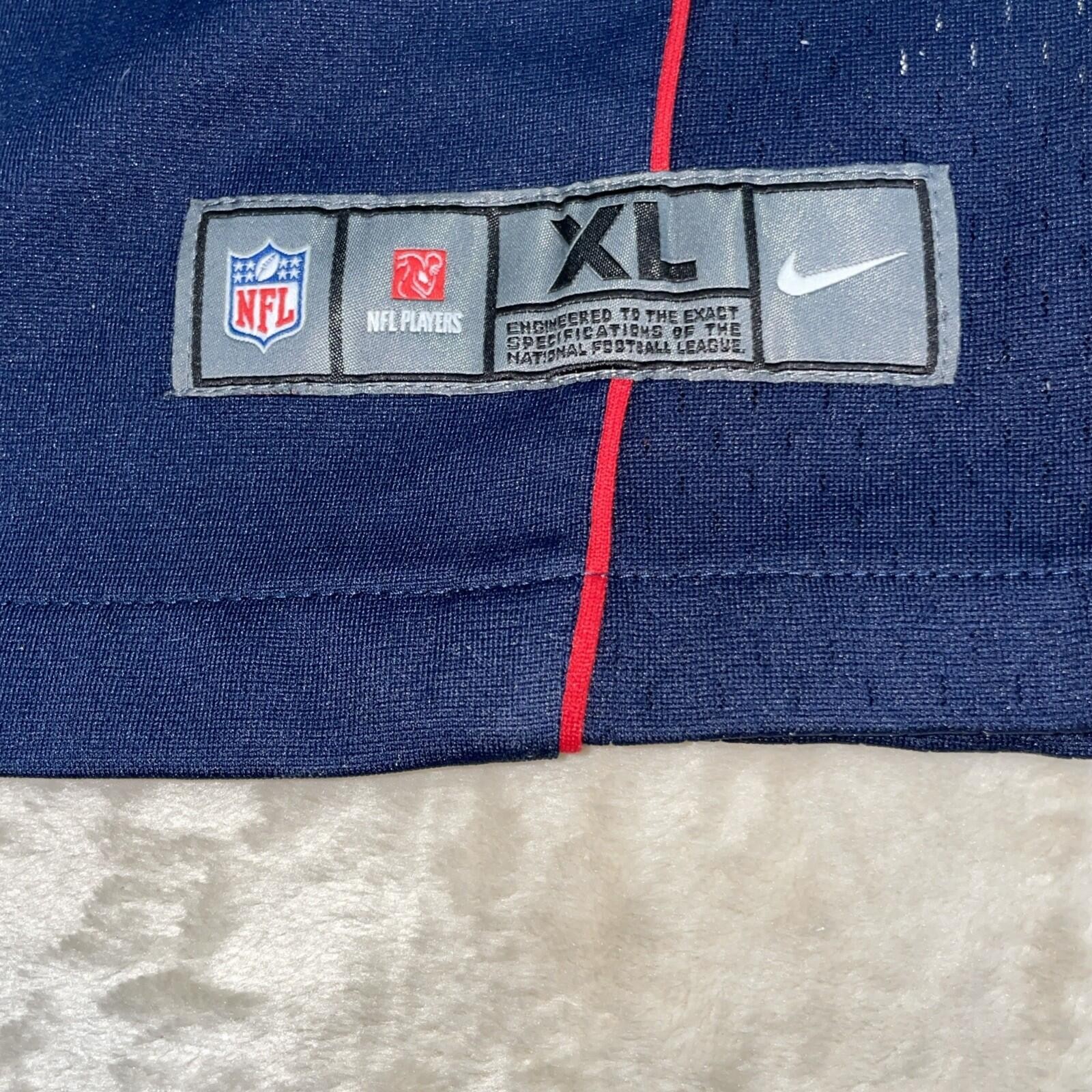 Reebok NFL New England Patriots Jersey Youth XL Blue Tom Brady #12 Excellent