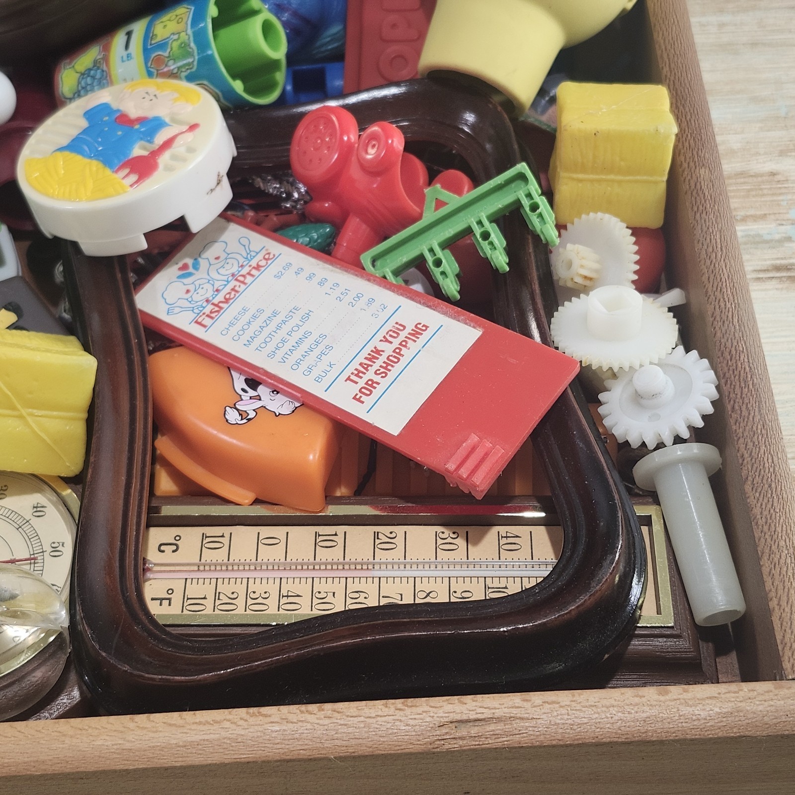 Junk Drawer Plastic Bits and Pieces Salvage Assemblage Art 75+pcs