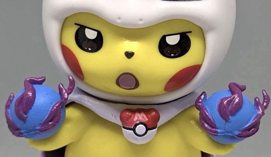 Pikachu Mewtwo Cosplay Figure Collectible Pokemon Style Anime Toy NEW!