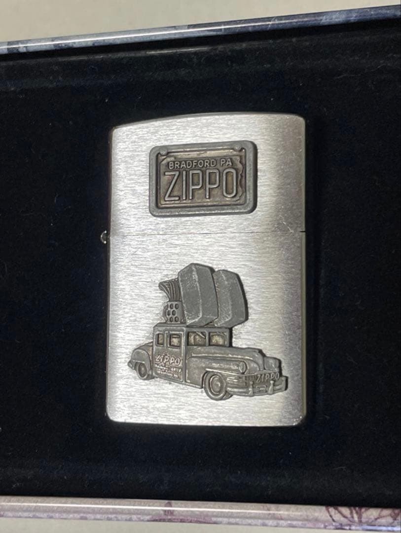 ZIPPO Zippoker advertising car metal pasted 50th anniversary limited edition