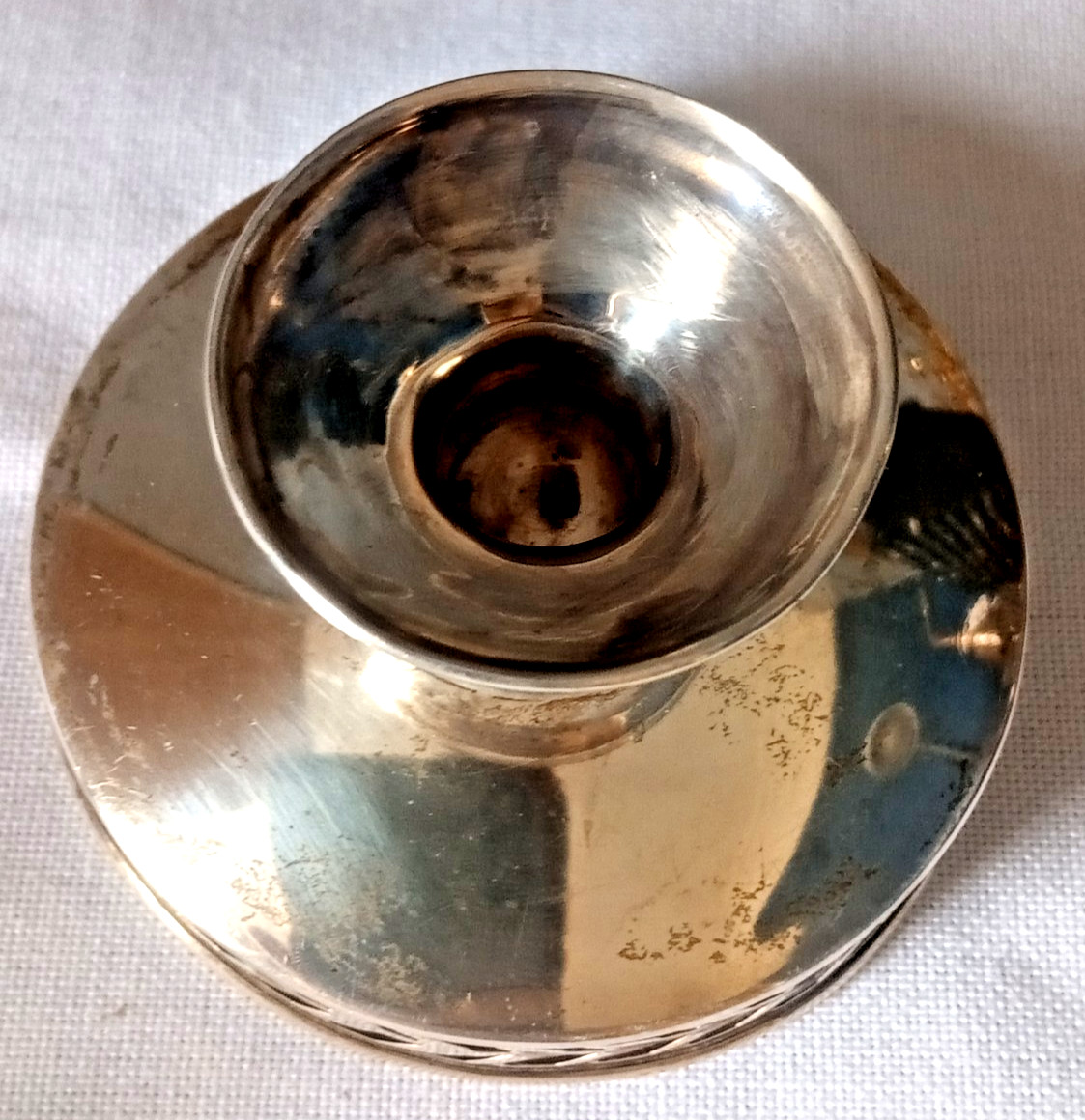 Job lot small vintage silver items