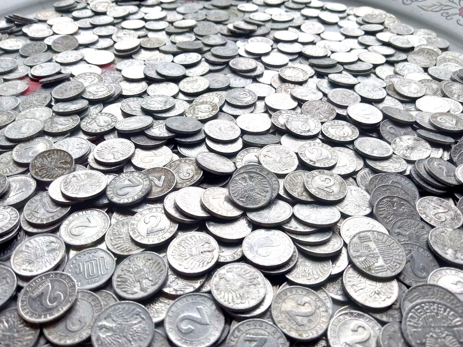 1 LB. “Junk Drawer” Estate sale- Coins, Jewelry, Watch, silverplate, & more -B87