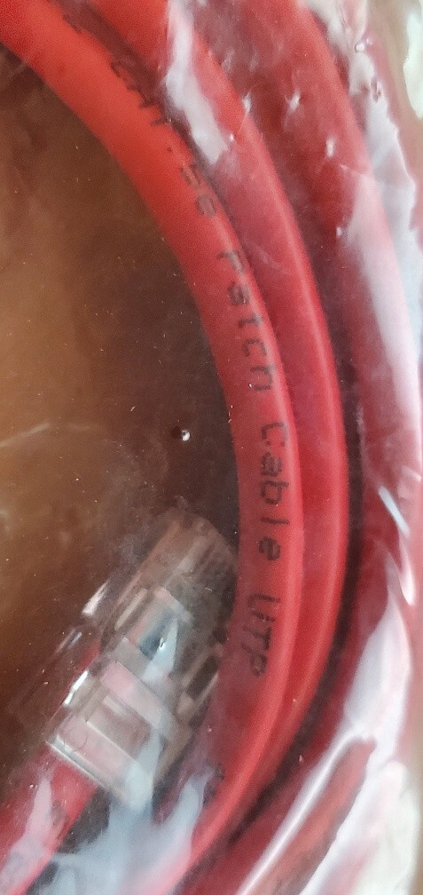 RED Cat5 Cat5e Ethernet Patch Cable Internet Computer Cord 25′ & 10′