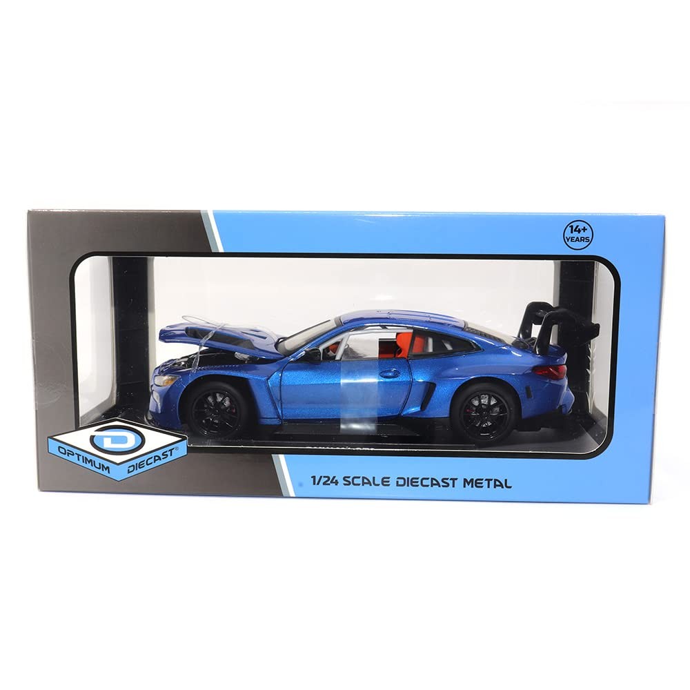 Motor City Classics 1:24 BMW M4 GT3 – Blue – Optimum Classic Car Model