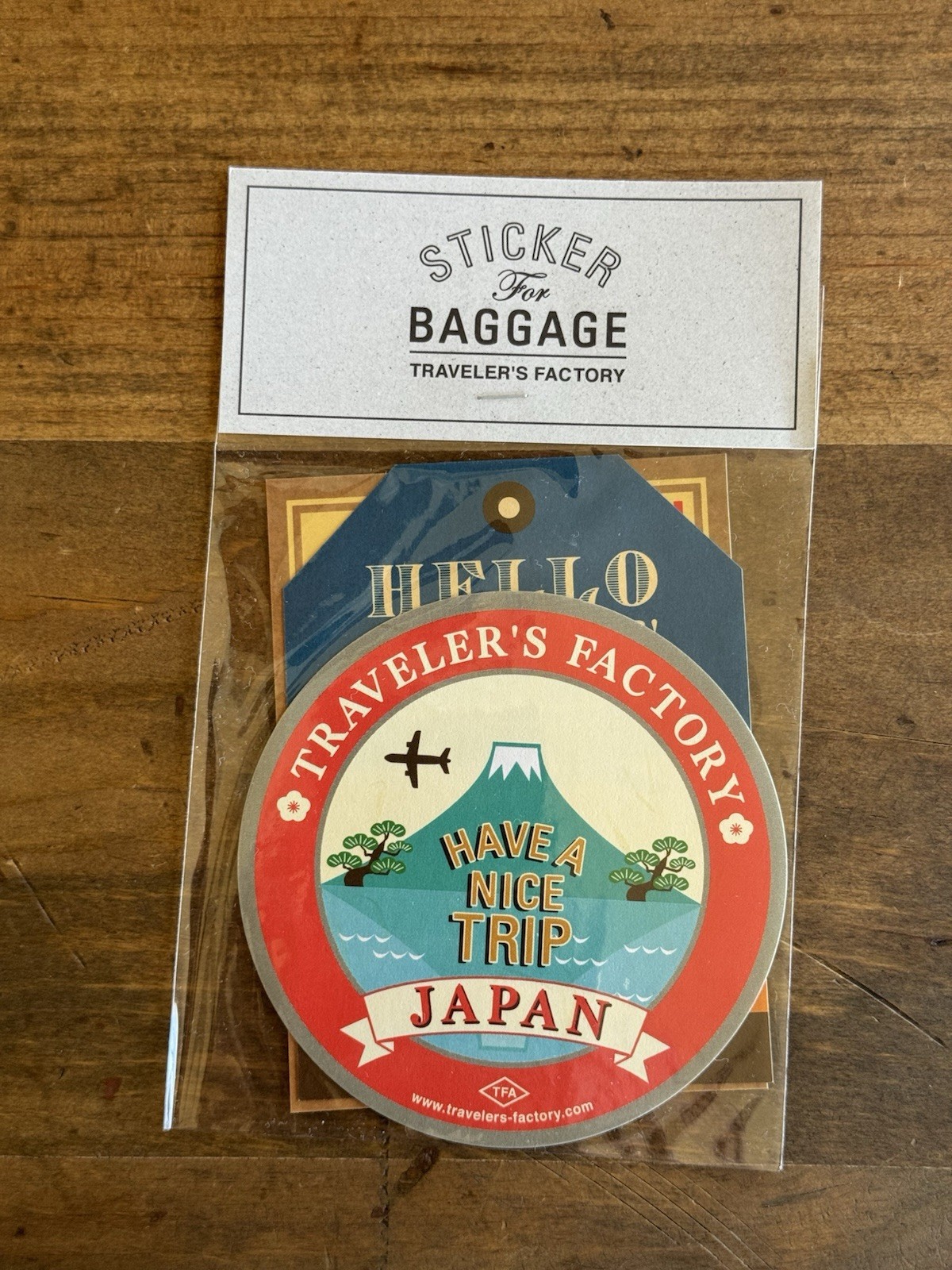 Travelers Factory Airport Narita Airport Limited Sticker Set of 3