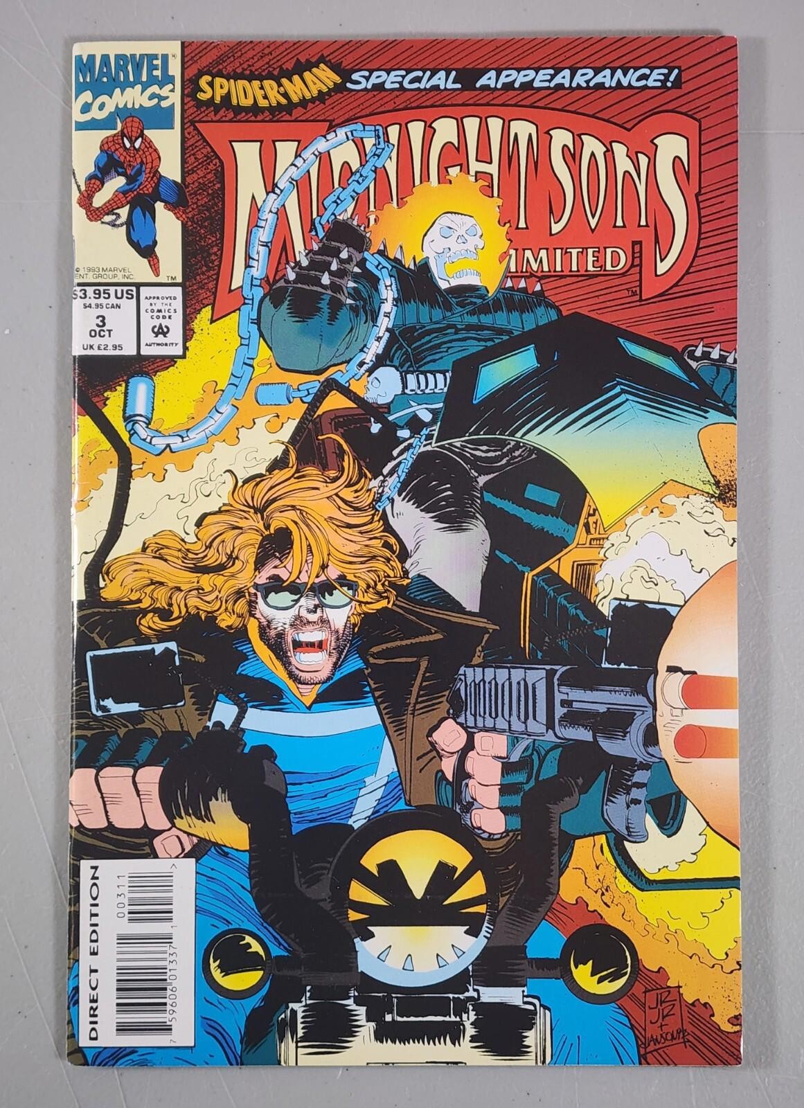 Midnight Sons Unlimited #1 2 3 4 Direct Newsstand Mix Marvel 1993
