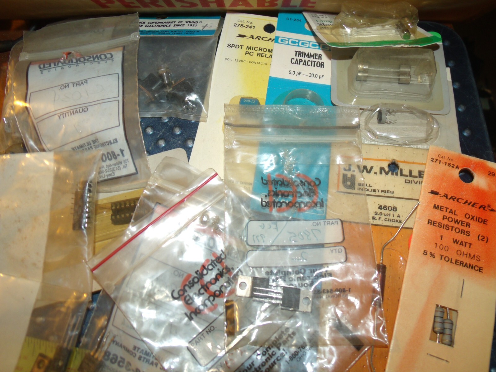 Vintage Junk Drawer Lot Radio Repair