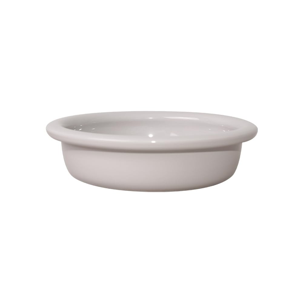 BOWLBOWL Raised Cat Dog Bowl 6.5″ Gray Anti Vomit Whisker Friendly