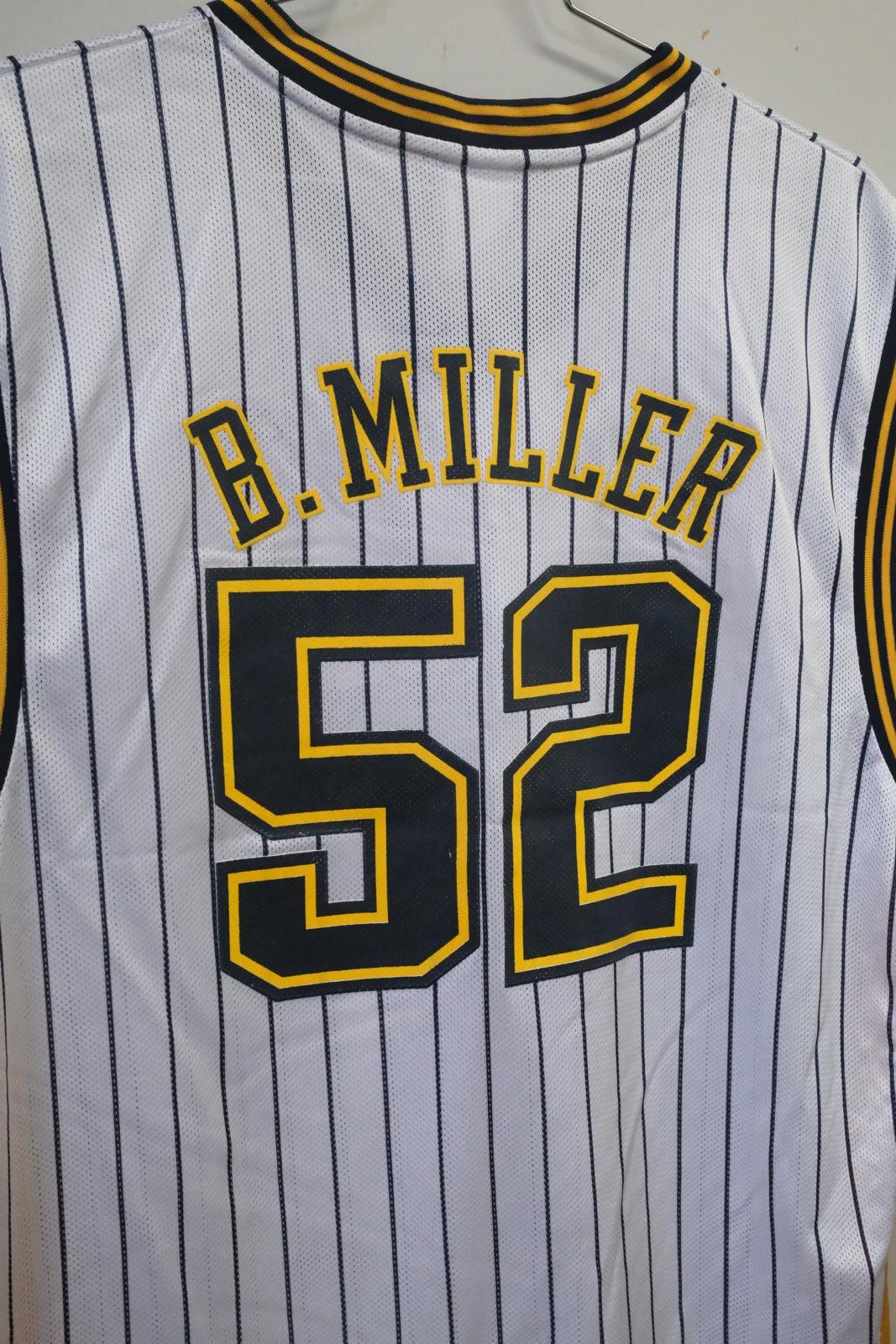 Reebok Indiana Pacers B.Miller #52 Home Basketball Jersey